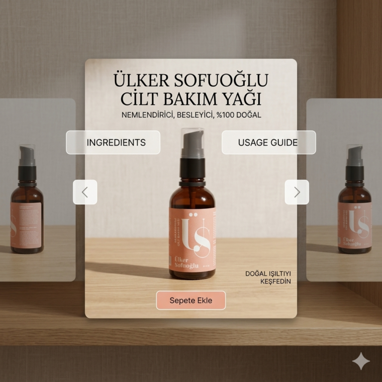 Nemlendirici Cilt Bakım Yağı